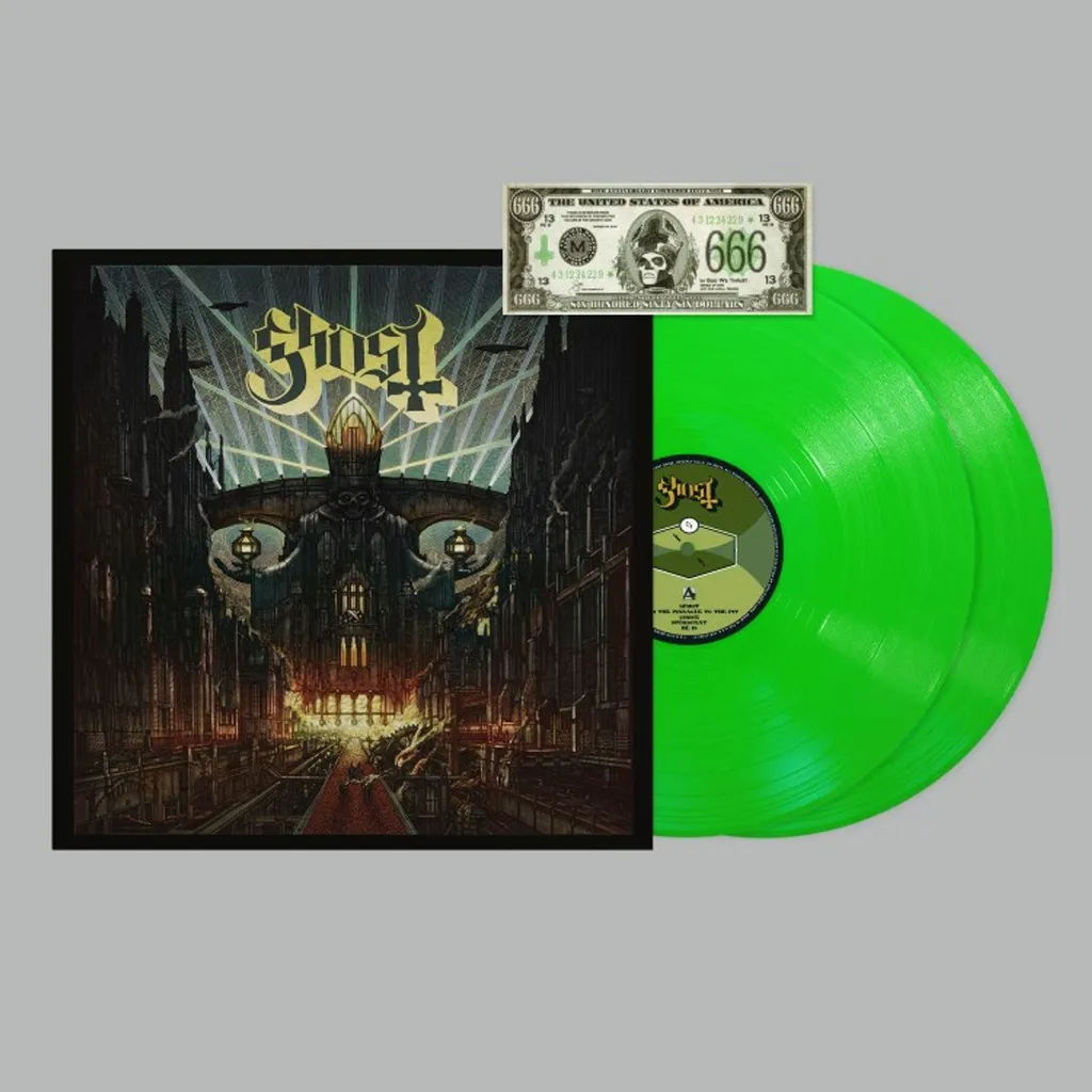Ghost Meliora Anniversary Edition Double Vinyle Vert Néon Haute Qualité