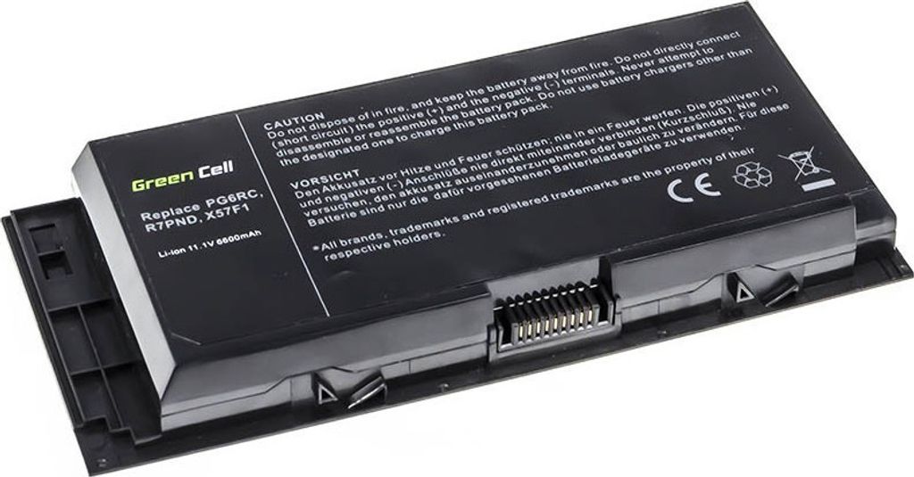 Bateria do Dell Precision M4600 itp., 11,1 V 6600 mAh Zdjęcie produktu 