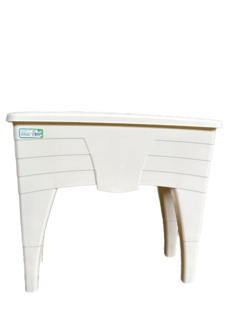 Kruidentuin Crème mit abnehmbaren Beinen – Hochwertige Pflanzen- und Kweekbak, UV-beständig und winterhart, 76 x 37,5 x 66 cm