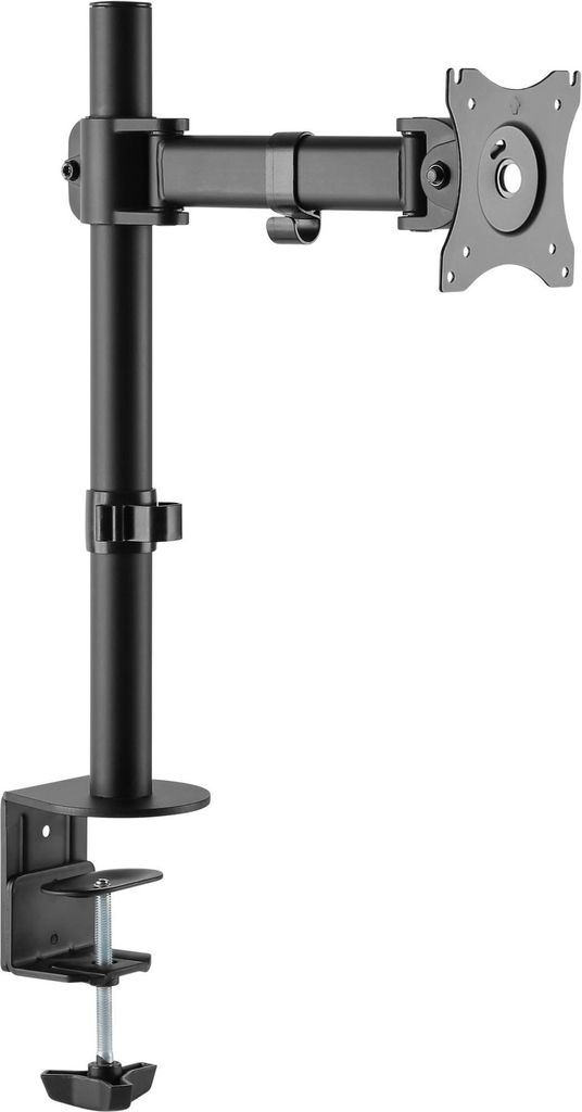 Tisch Monitorhalterung Arm S30B für 13-27 Zoll Monitore, VESA 75x75/100x100, neigbar, schwenkbar, drehbar, bis 8 kg