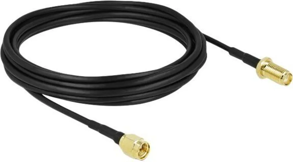 Delock 90441 Cavo SMA Low Loss 5m | Massima Resa RF per Wi-Fi e LTE