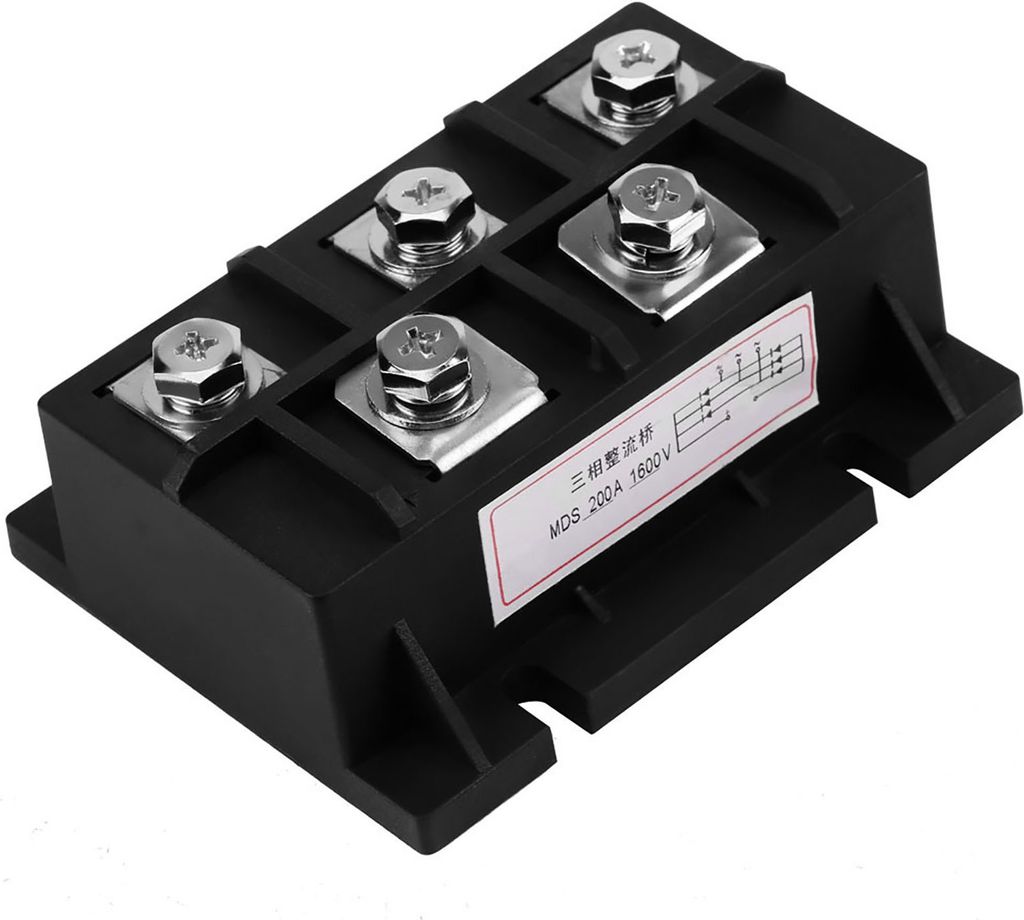 Gleichrichter,Brückengleichrichter,Dreiphasen-Brückengleichrichter,MDS200A Brückengleichrichter,3-Phasen-Gleichrichtermodul
