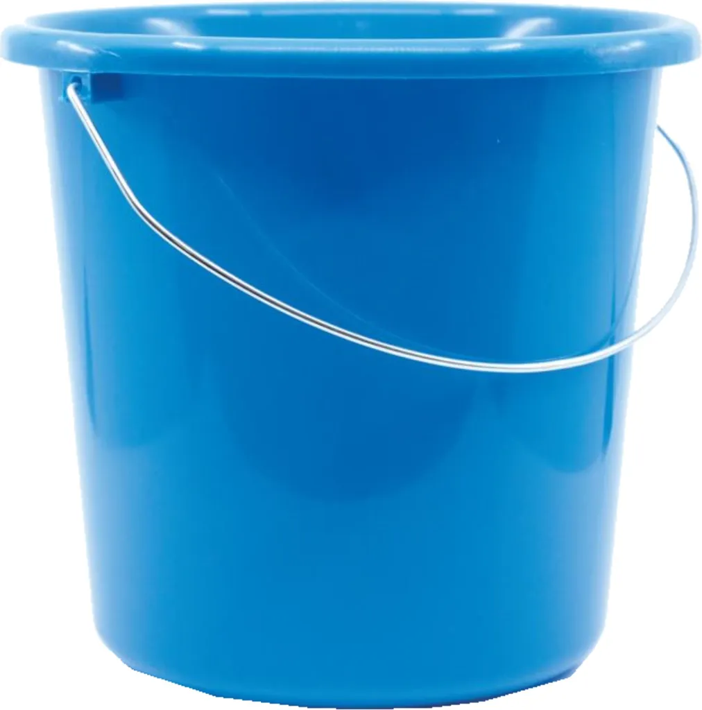 Seau de nettoyage pour appartement petit format 5L bleu compact