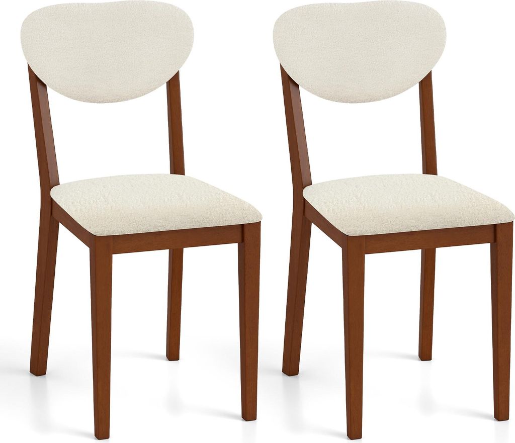 Chaise de salle à manger COSTWAY (lot de 2), chaise de Image du produit 