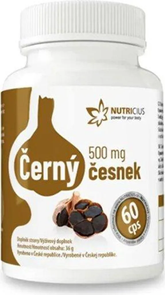Ail Noir 500 mg pour la Circulation et le Cholestérol - Cure 60 Gélules