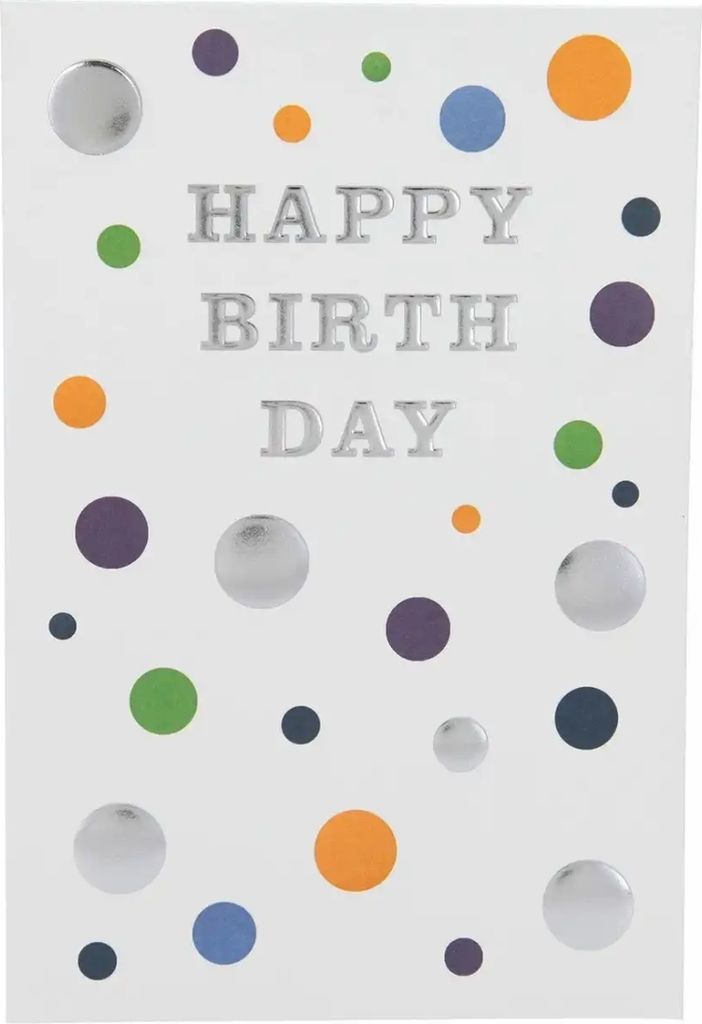 Depesche Zahlenkarten - Das beste Alter Sortierung : Happy Birthday grau Zahlenkarte Sortierung: Happy Birthday grau