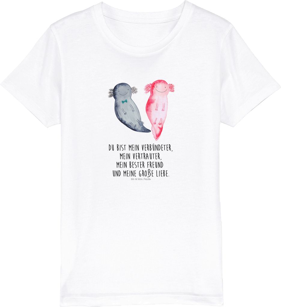 Mr. & Mrs. Panda Kleinkinder T-Shirt Axolotl Freundin 7-8 Produktbild 