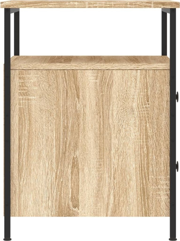 vidaXL Nachttisch Sonoma-Eiche 44x45x60 cm Holzwerkstoff Produktbild 4