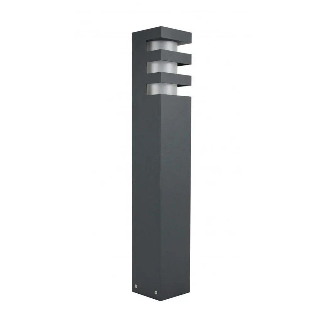 Piquet de jardin anti-corrosion gris foncé RADO pour illuminer sans maçonner