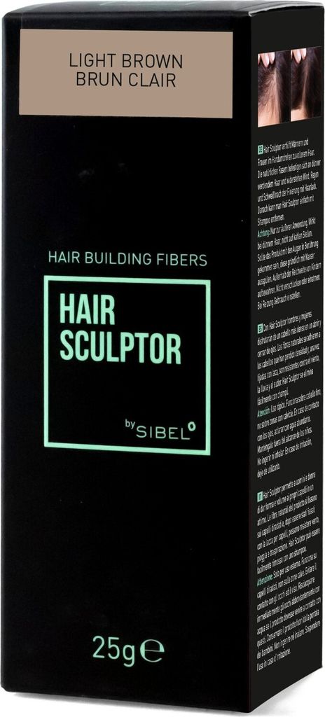 Sibel Hair Sculptor Hair Building Fibers Light Brown 25gr - Immagine del prodotto 