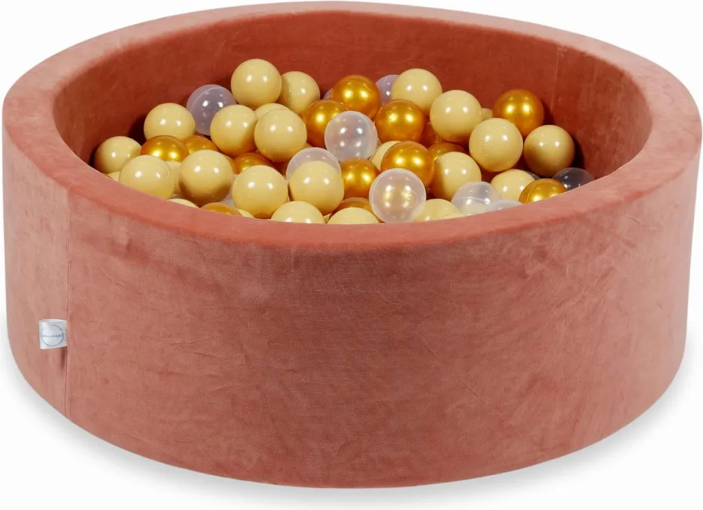 Bassin de jeu 90x30cm Velvet Soft Canyon Clay et ses 200 balles or