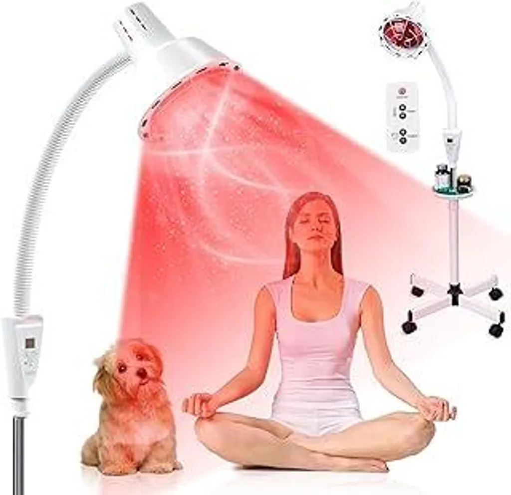 Lampada Termica Infrarossi YUNCHI 275W | Altezza Regolabile Bianco