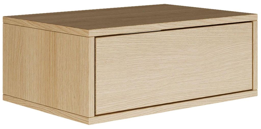 Selsey nachtkastje, zwevend model, Lindberg-eikenhout, Productafbeelding 