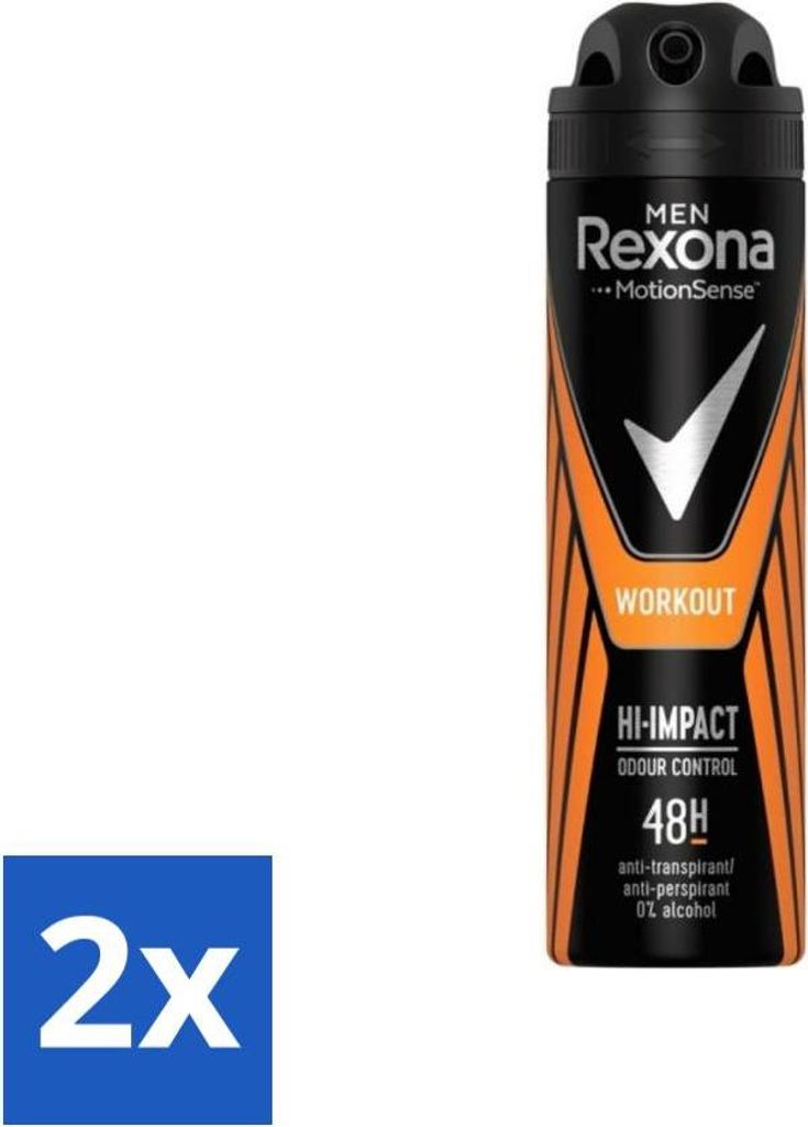 Rexona Men - MotionSense - Deodorant Spray - Antitranspirant - 150 ml - Vorteilspack - 2 Stücke
