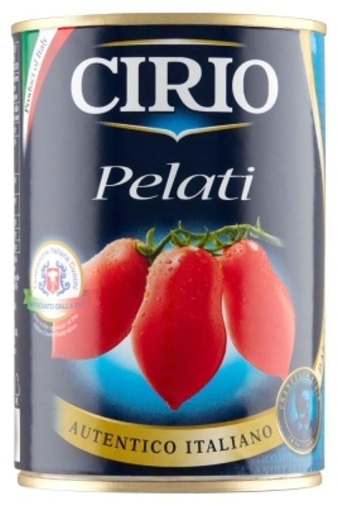 Cirio Pomodori Pelati geschälte Tomaten 400 gr. Produktbild 