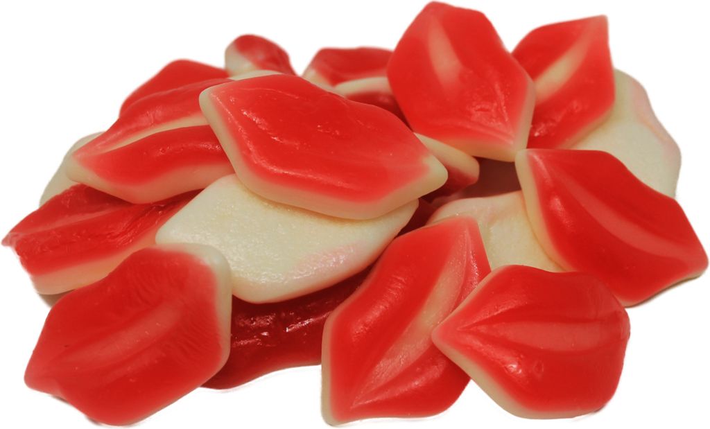 Produktbild Ravazzi Fruchtgummi Rote weiche Lippen mit Pfirsichgeschmack 1000g