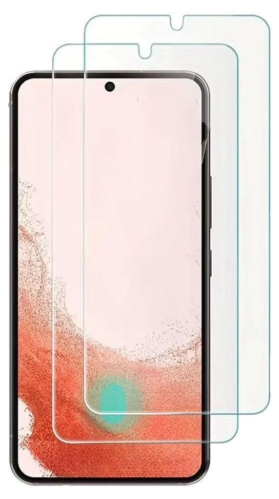 Displayschutzfolien für Samsung A6S 2018, Doppelpack aus 2x gehärtetem Glas
