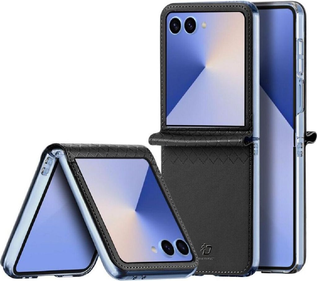 Dux Ducis Bril Handyhülle kompatibel mit Samsung Galaxy Z Flip 7 Schwarz