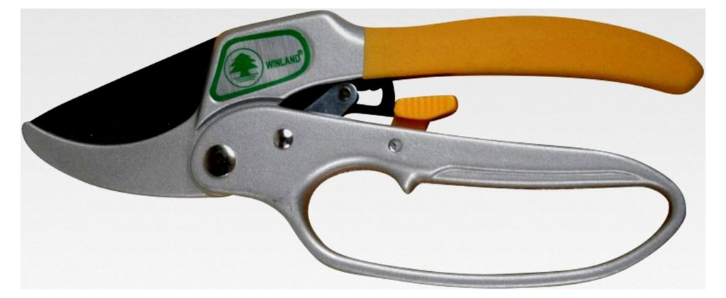 Winland Ratschen Gartenschere mit Hebelübersetzung 205 mm