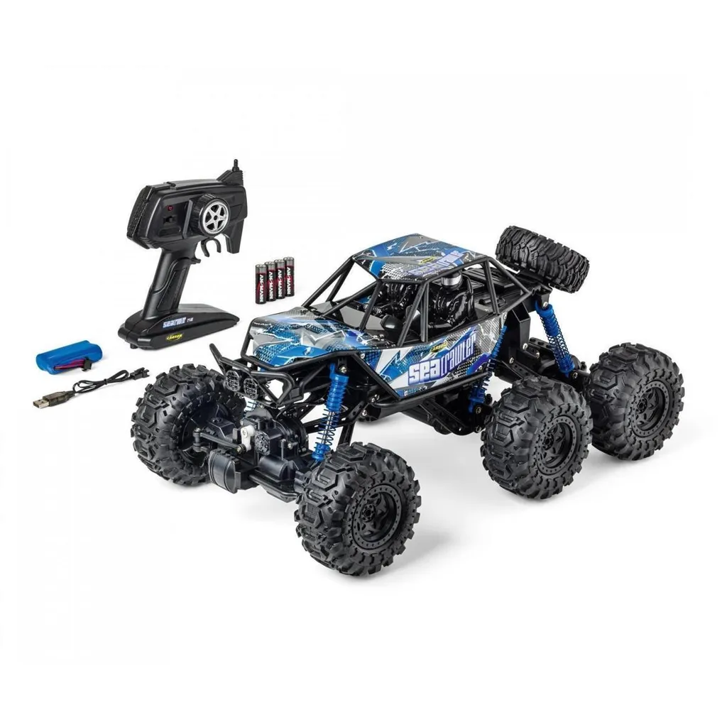 Véhicule Carson Sea Crawler 6x6 amphibie télécommandé RTR bleu