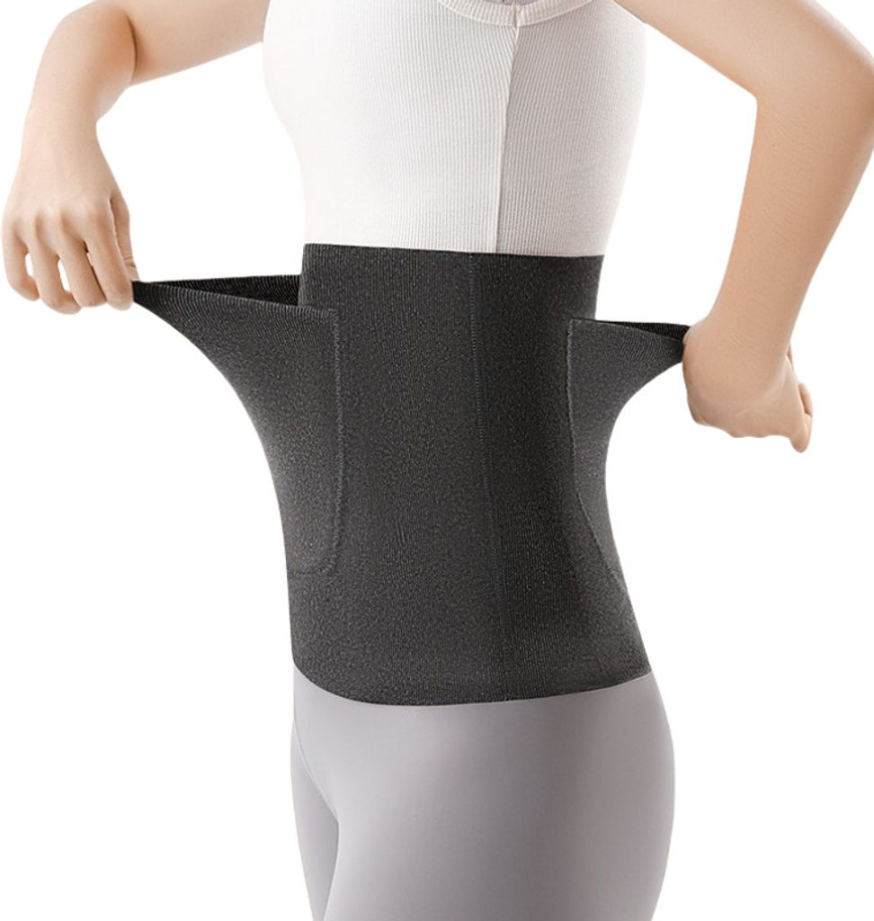 INF Thermo-Taillenstützgürtel mit Taschen Schwarz XL