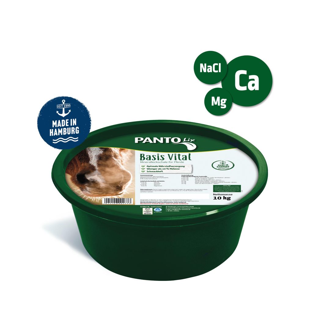PANTO Lix Mineralleckschale Basis Vital Für Pferde 10kg Produktbild 