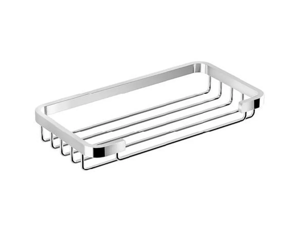 Etagère filaire chrome 20cm - Idéal pour douche et cuisine (Jika H3853D30041001)