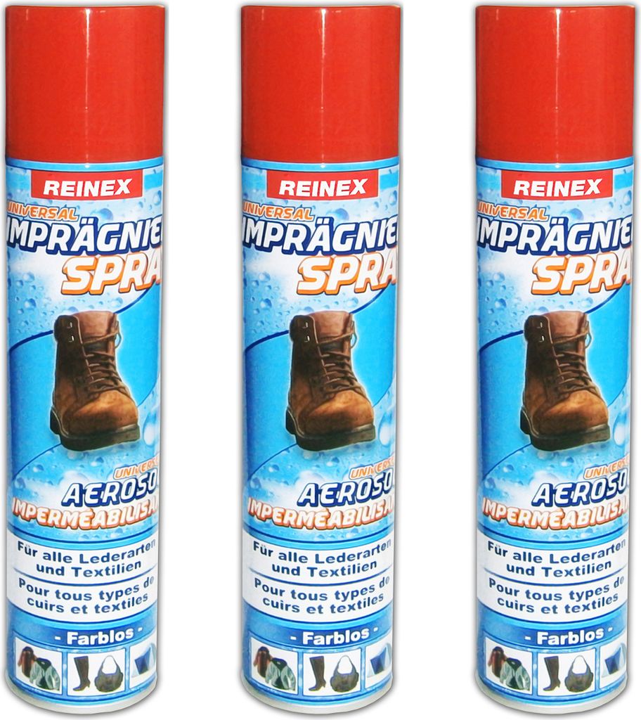 3x IMPRÄGNIER SPRAY 400ml Impregnierspray Textilschutz Produktbild 