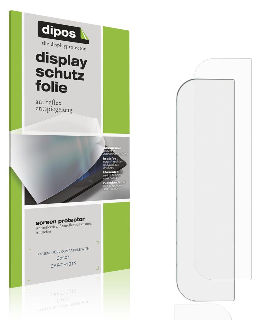 2x Schutzfolie für Cosori CAF-TF101S matt Displayschutzfolie Folie Display Schutz dipos
