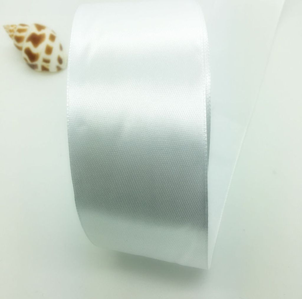 5 Yards 50 mm breites Satinband für Haarschleife, DIY, Handarbeit, Nähen, Partyzubehör