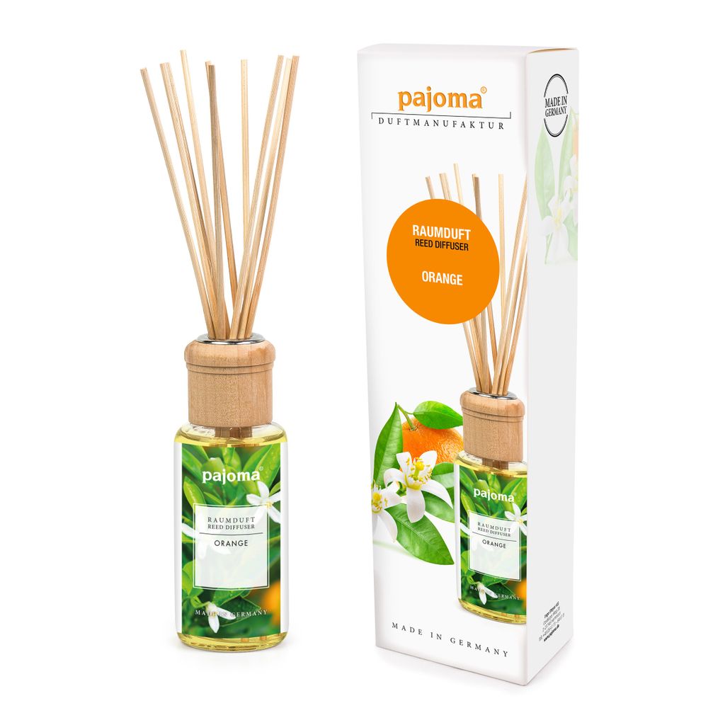 Profumo per ambiente Pajoma arancione 100 ml con tappo in Immagine del prodotto 