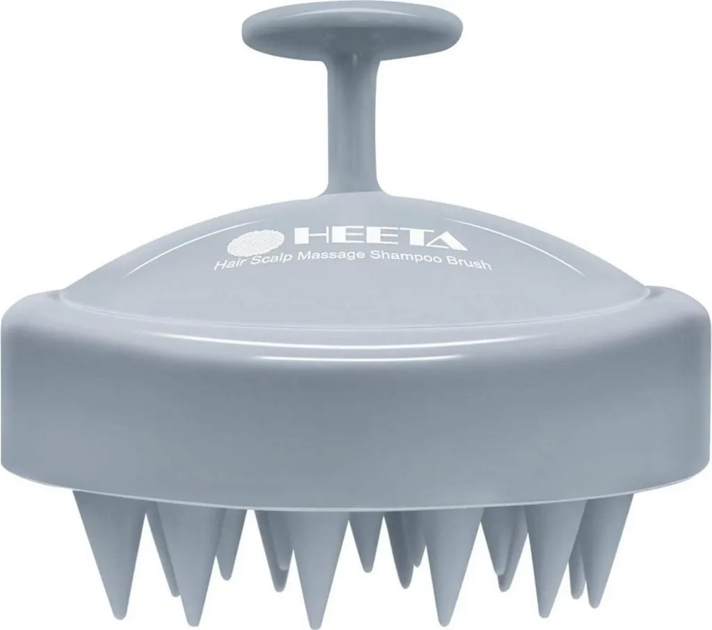 Accessoire détente cheveux HEETA - Brosse silicone massage et lavage