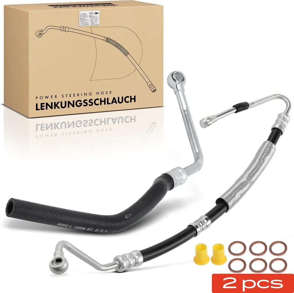 Flexible direction assistée haute pression BMW Série 7 E38 V8 de 2pc