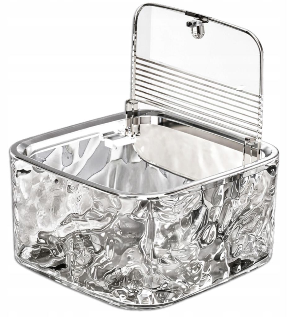 EDIBAZZAR | Organizer für Haarspangen, Haaraccessoires, Behälter, transparent grau