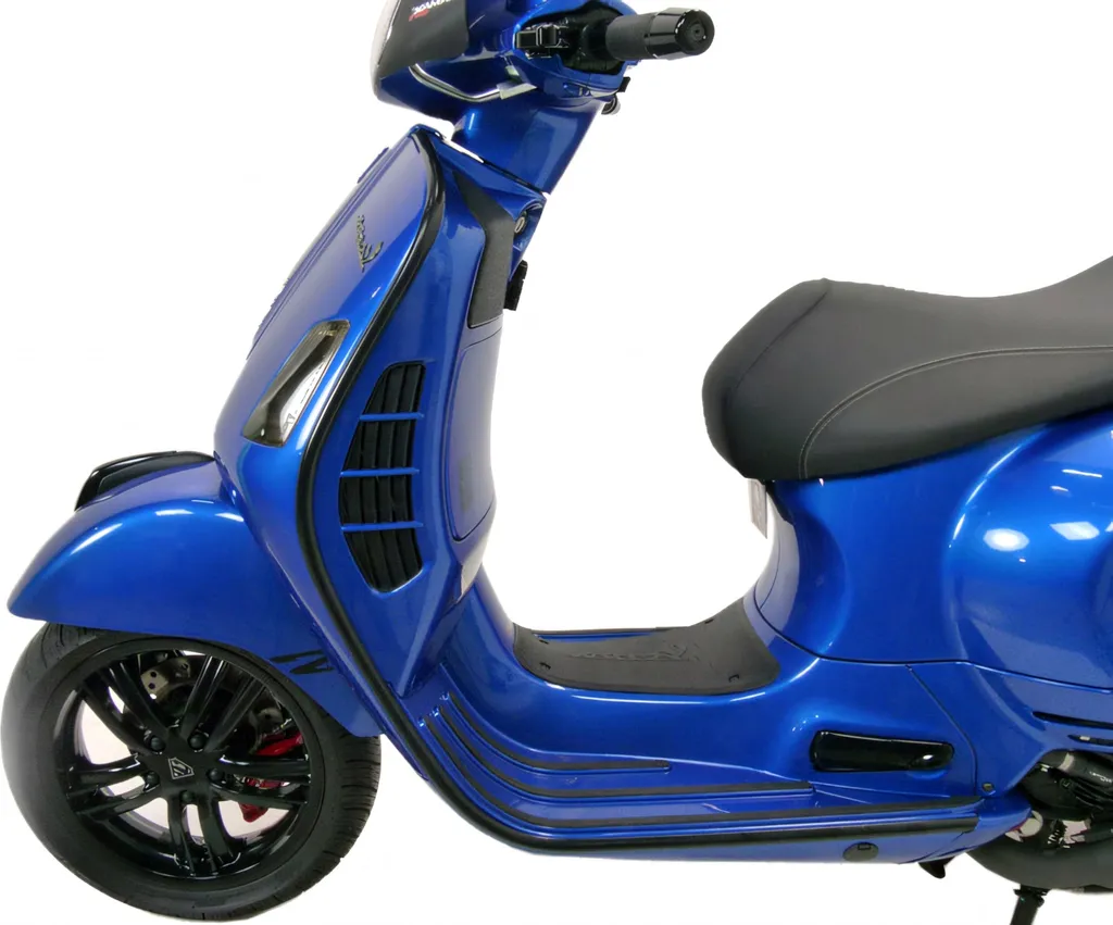 Paraspigoli Moto Nostra Notte Vespa GT, GTL, GTS 125-300 (-2018), GTV (-2018) nero opaco sinistro