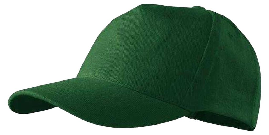 Malfini - Baseball-Mütze, 5 Segmente, Baumwolle PP9852 (Einheitsgröße) (Flaschengrün)