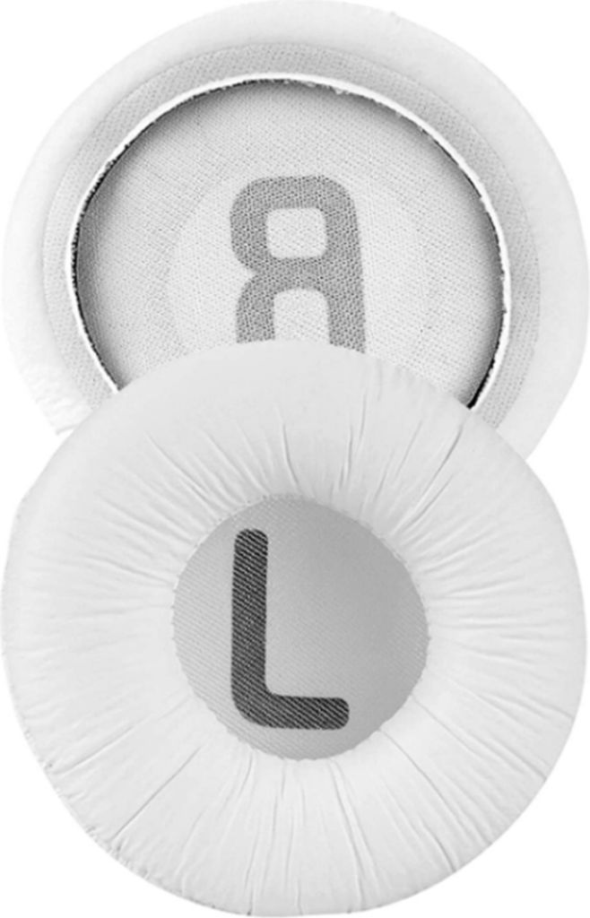 Ersatz Ohrpolster für Teufel Airy Kopfhörer Weiß Kunstleder Paar 70mm