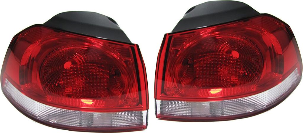 Rückleuchten Aussenteile Paar Links Rechts für VW Golf 6 Limousine 5K1 AJ5 ab 08