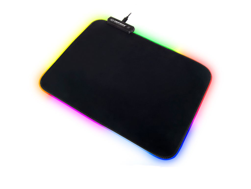 Tapis de souris de jeu lumineux Esperanza RVB Zodiac Image du produit 