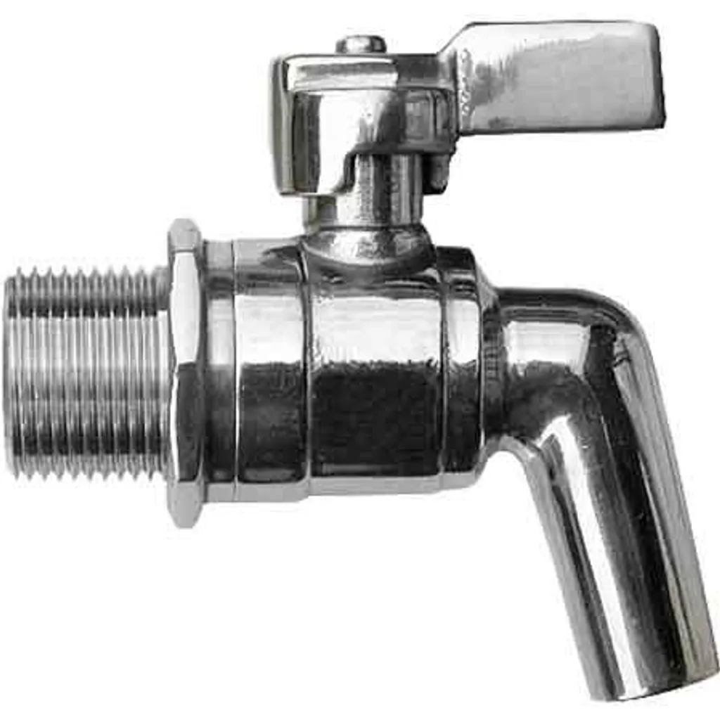 Robinet inox 1/2 pouce haute résistance pour réservoir de stockage