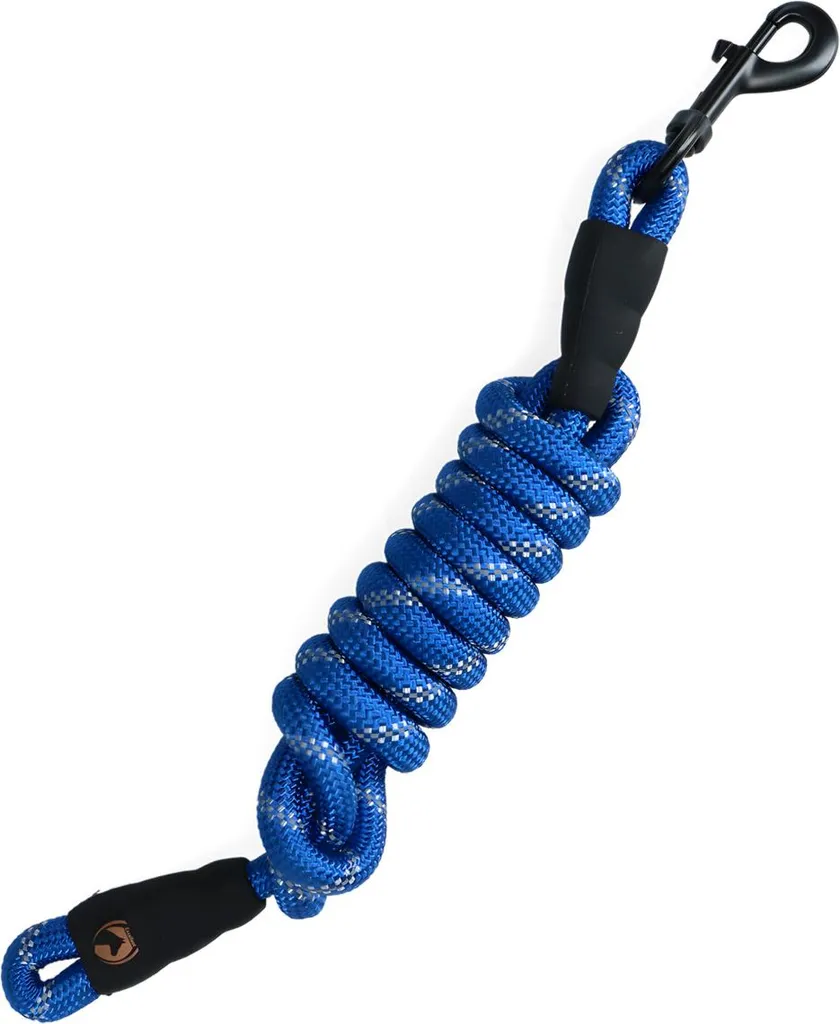 Lunghina Riflettente Führstrick Exclusive Blu | Sicurezza Notturna Cavallo