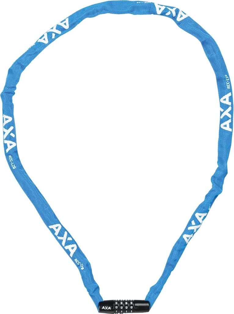 Axa Rigid RCC 120/3 - Schloss - 5 Kombinations-Kettenschloss - Blau 1.200 mm ...