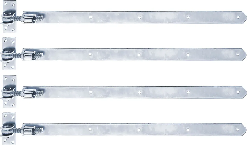 Charnière réglable 30mm galvanisée passivée 660x40mm pour portail