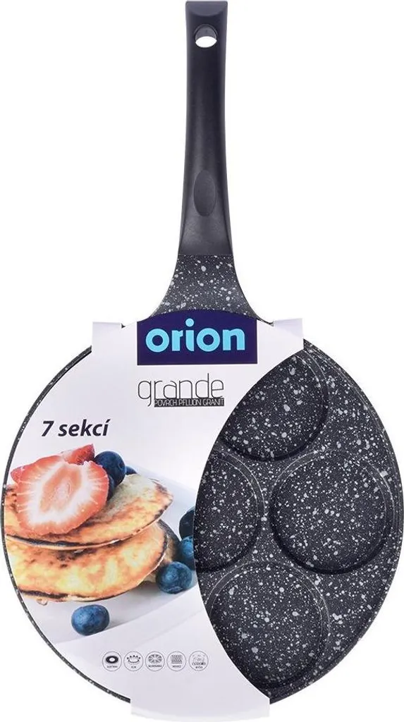 OFFERTA ORION 112974: Padella 7 Fori 27cm - Pancake e Uova TOP - 19