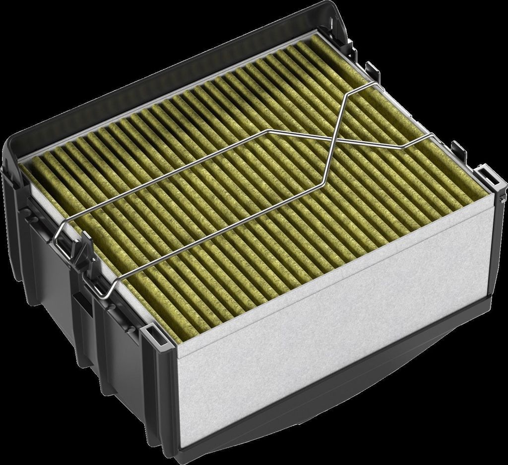 Neff Z51DXI1X6, Filter für Dunstabzugshaube, Schwarz, Weiß, 5 dB, 100 m³/h, 253 mm, 200 mm