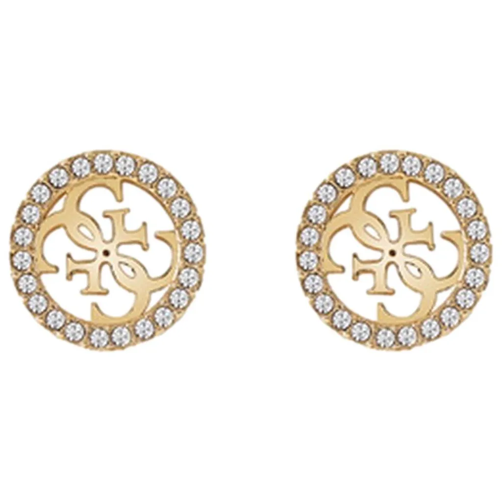 Boucles d'oreilles Guess Femme JUBE02161JWYGT/U en Acier Doré Chic