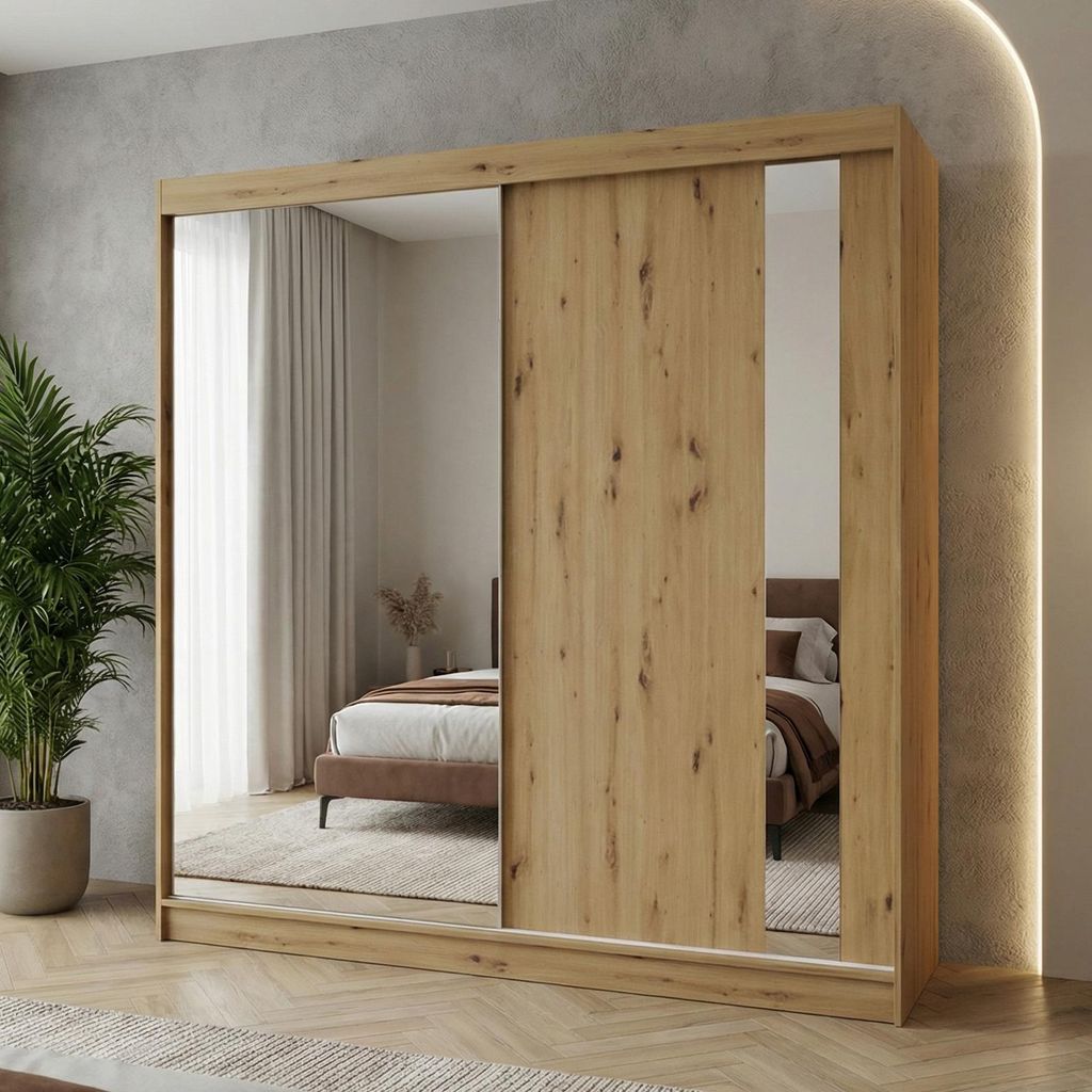 Armoire Beautysofa GAJA II avec portes coulissantes, 200 Image du produit 