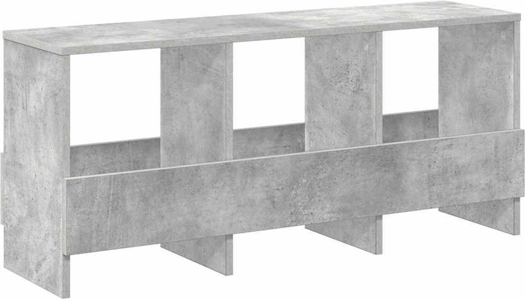 vidaXL Magazinregal Beton Grau 102 x 30 x 45 cm