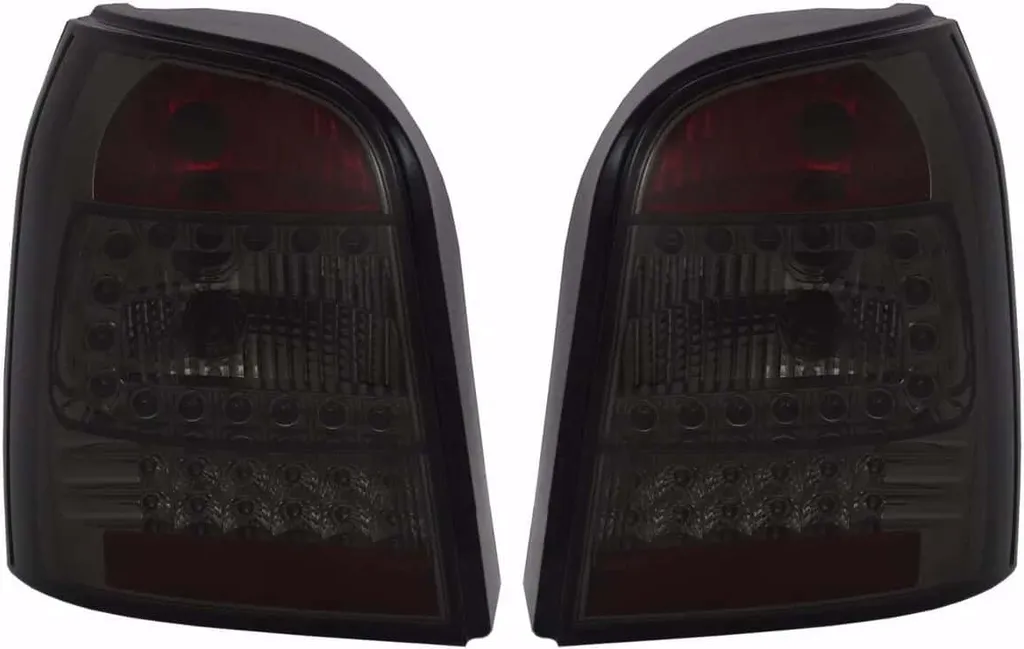 Paire de feux arrière LED Audi A4 B5 Avant finition noire fumée Look