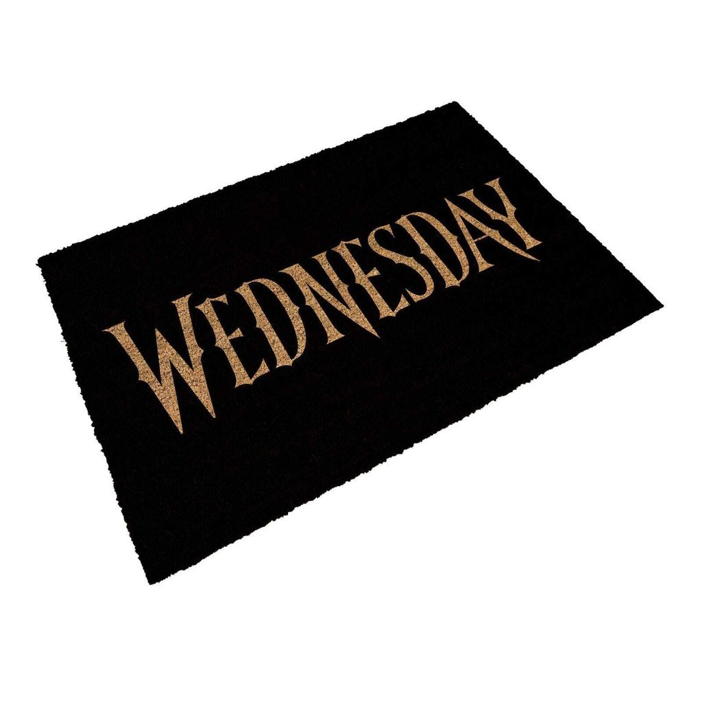 SD TOYS - Fußmatte Wednesday Logo - Kokosfaser und PVC - 60 x 40 cm